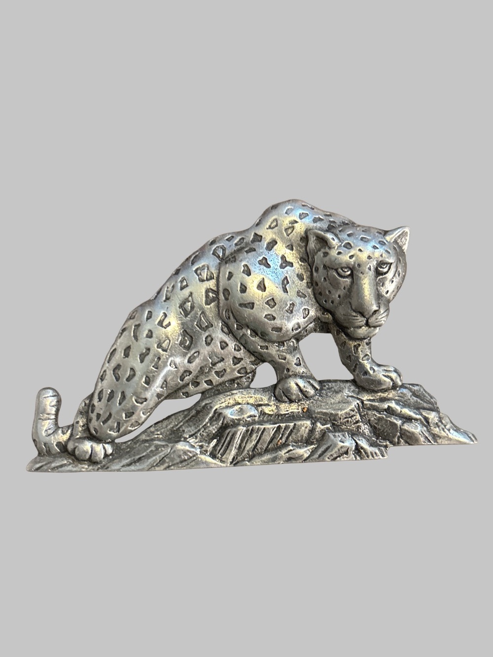 Vintage JJ Jonette Crouching Leopard Brooch